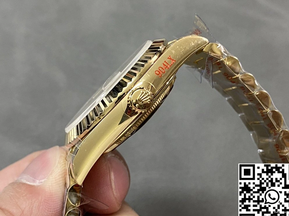 Factory Dial QF Day Tungsten v5 Date Rolex Steel M228238-0042 White 0306